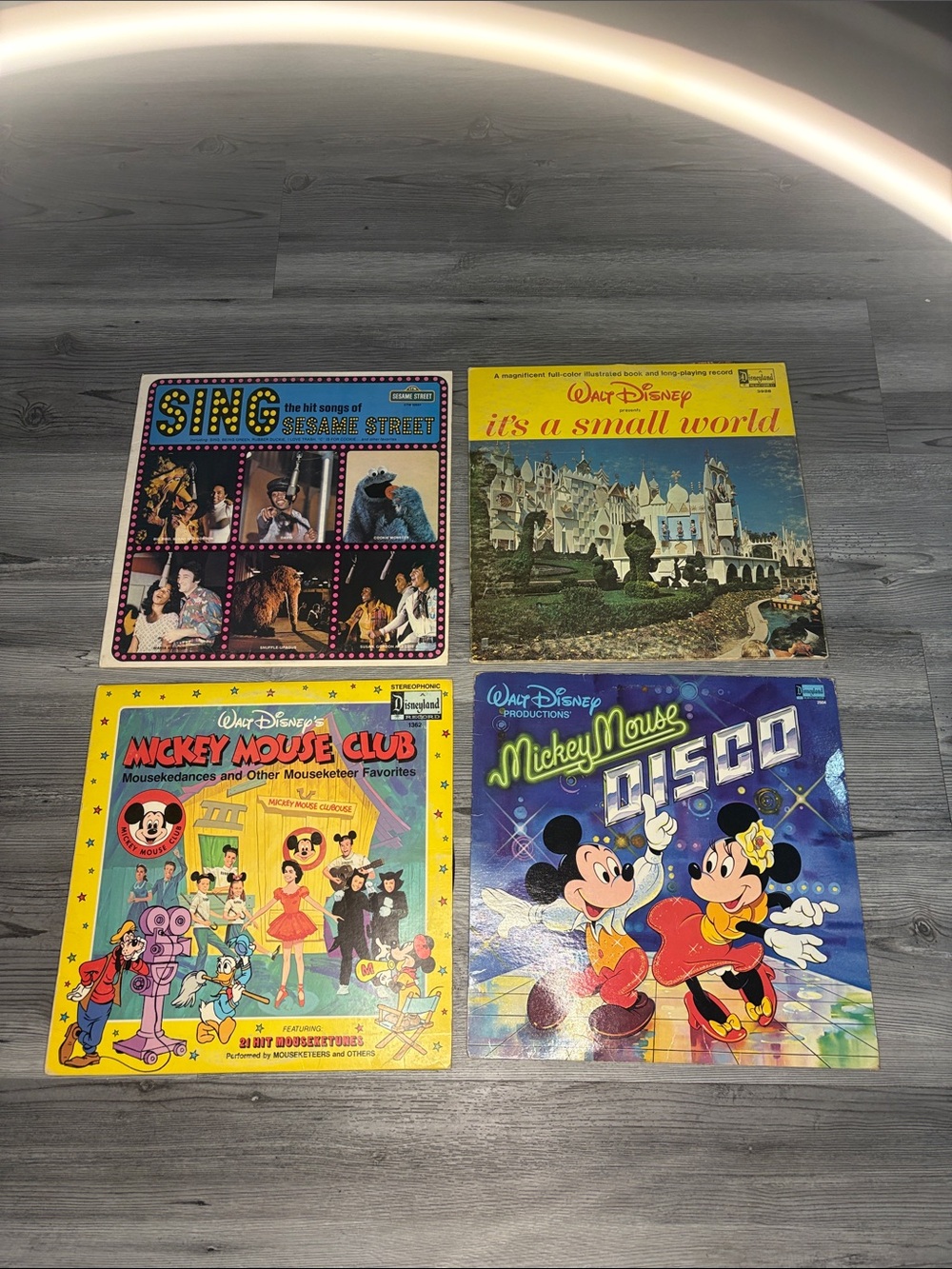 Disney Mickey Mouse Disco and Classic Sesame Street Vinyl lot - 4